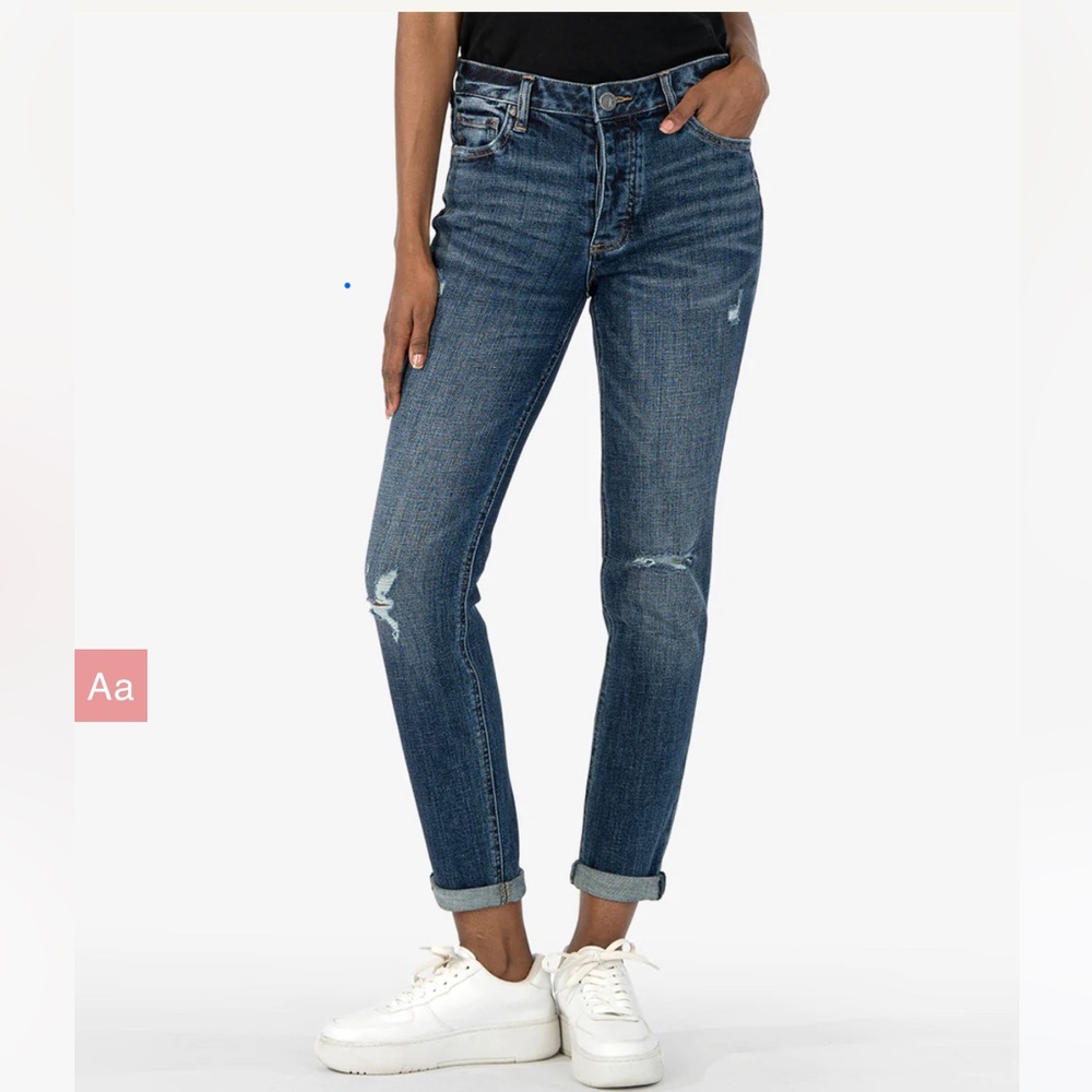 Kut from the Kloth Juliet Slouchy Boyfriend with button fly